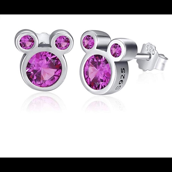 Jewelry - Mickey Mouse Sterling silver stud earrings New Jewelry - Mickey Mouse Sterling silver stud earrings New